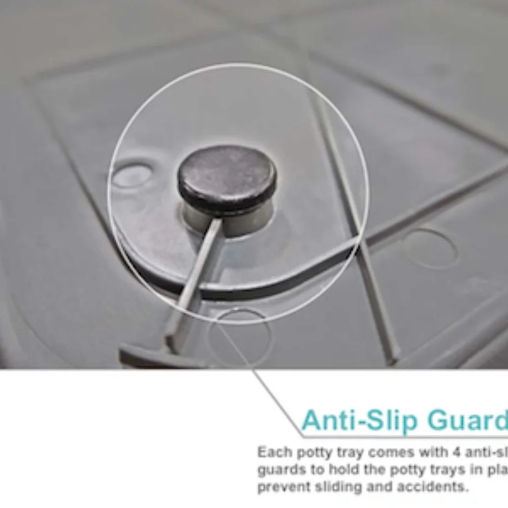 Alpha Dog Series - Indoor Potty Training Toilet Pad Holder Trays for Dogs